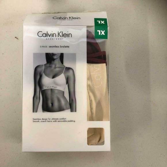 NEW!!! Calvin Klein 2-PC Seamless Bralette - Picture 3 of 5